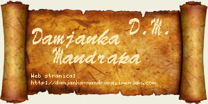 Damjanka Mandrapa vizit kartica